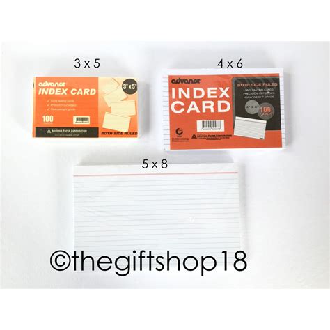Shop 1/4 index card for Sale on Shopee Philippines.